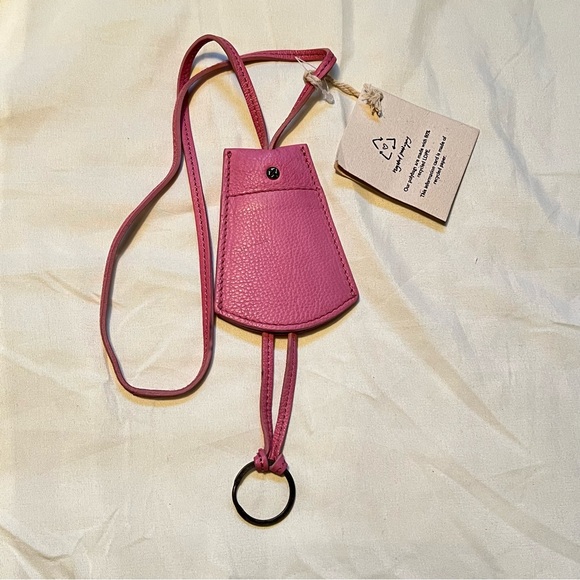 Free People Lock It Up Lanyard by FP Collection - Pink - Picture 4 of 4